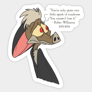 Batty - Robin Williams Tribute Sticker